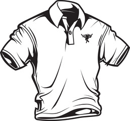 Casual Confidence Polo T Shirt Vector Icon Sporty Sophistication Polo T Shirt Vector Logo Design
