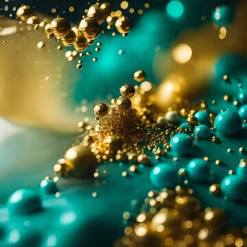 golden  background  