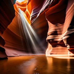 people walking in a cave