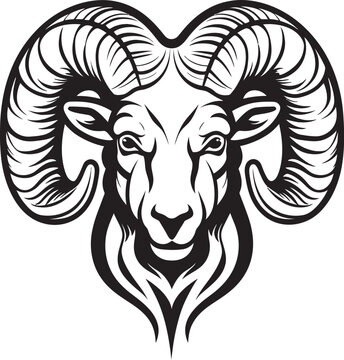 Timeless Tradition Vintage Ram Head Logo Design Retro Reverie Vintage Logo Design with Ram Head Icon