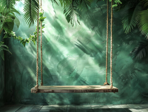 idem per  sfondo con  foglie  tropicali , sfondo per inserimento bimbo neonato con altalena sospesa ,  , sfondo estivocol mare per manipolazioni fotografiche