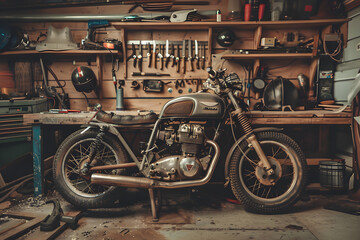 Dedication to Detail: The Art and Necessity of Motorcycle Maintenance in a Vintage Setup