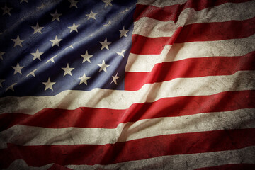 Grunge American flag - 779082932