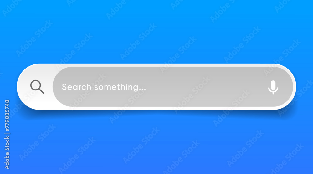 Poster Search Bar with suggestions for UI UX design and web site. Search Address and navigation bar icon. Collection of search form templates for websites. Search engine web browser window template.