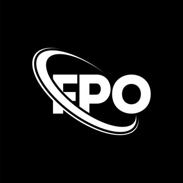 FPO logo. FPO letter. FPO letter logo design. Initials FPO logo linked with circle and uppercase monogram logo. FPO typography for technology, business and real estate brand.
