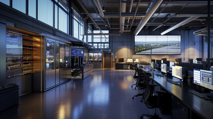 A cutting-edge renewable energy consulting firm with renewable energy project developers' workstations and project management software