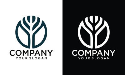 tree simple logo design