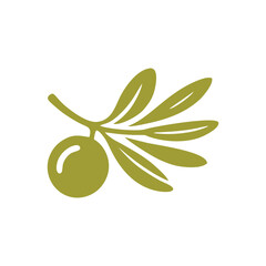 Olive oil logo vector.Olive oil Logo Design Template