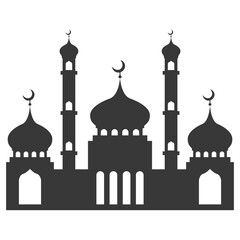 Mosque Silhouette Vector