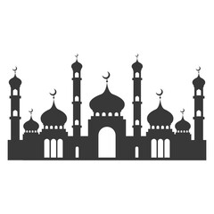 Mosque Silhouette Vector