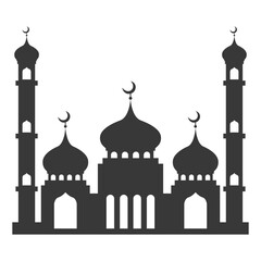 Mosque Silhouette Vector