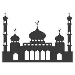 Mosque Silhouette Vector