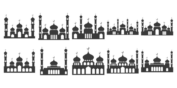Mosque Silhouette Vector