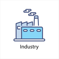Industry Icon Symbol vector graphics.