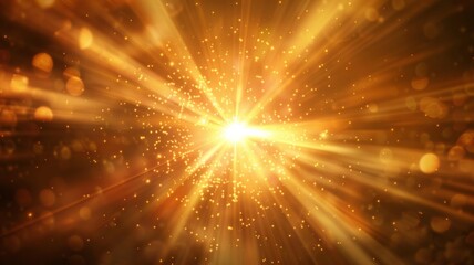 Naklejka premium Radioactive light, The light diverges in the center of the picture, and the middle area is bright , 