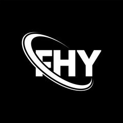 FHY logo. FHY letter. FHY letter logo design. Initials FHY logo linked with circle and uppercase monogram logo. FHY typography for technology, business and real estate brand.