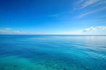 Fototapeta na wymiar Beautiful sea landscape. Ocean background.