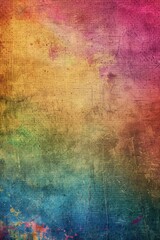 Obraz premium Whimsical background Grunge Texture Gradiand of RAINBOW glowing colors in antique page,