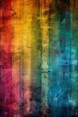 Whimsical background Grunge Texture Gradiand of RAINBOW glowing colors in antique page,