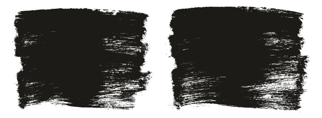 Hand Drawn Flat Paint Brush Thick Long Background High Detail Abstract Vector Background Set 