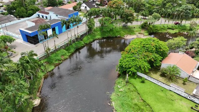 river in the city