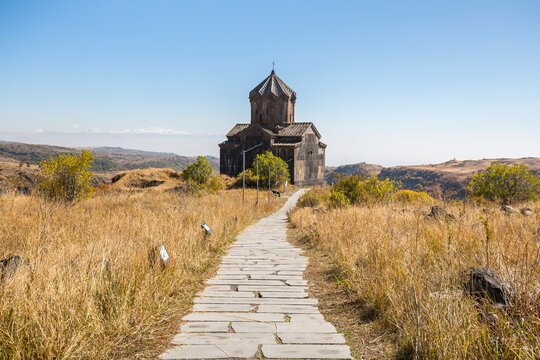 View of Vahramashen Surp Astvatsatsin or the Church of Amberd
