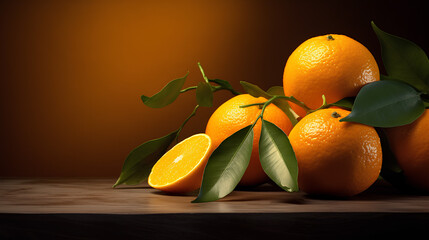 Juice oranges. Summer fresh citrus. Fruits background