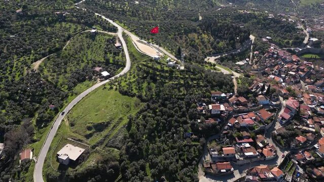 Tire Village Drone Video, Tire - Izmir - Turkey (Turkiye)
