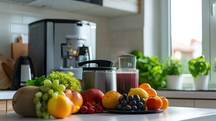Prepare the fruits and vegetables by washing and cutting them into manageable pieces before juicing.
