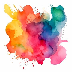 Abstract watercolor background. Colorful  background. Hand drawn illustration.