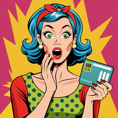 pop-art-woman-on-shopping--woman-with-bank-card--c