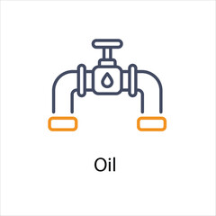 Oil  Icon Symbol vector graphics.