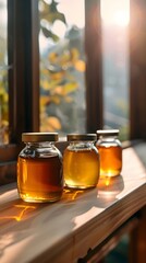honey tasting different kinds of honey in jars