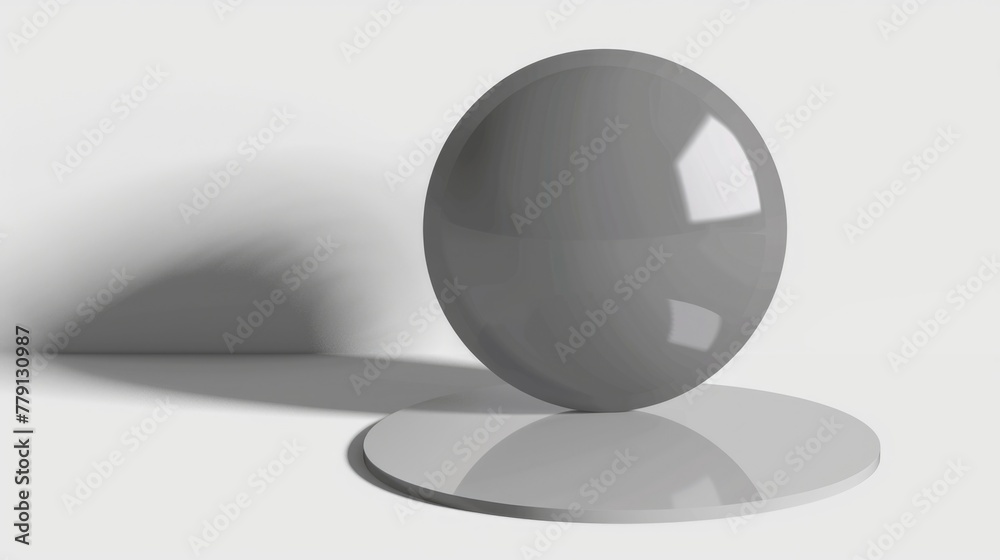 Poster a simple egg resting on a white pedestal, suitable for various concepts