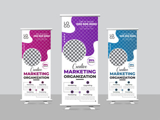 Modern Business RollUp Banner design 