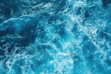 Fototapeta premium Close-up view of water with waves, suitable for various design projects