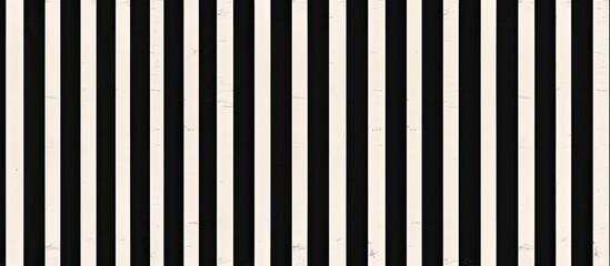 A monochrome facade with a black and white striped pattern resembling an optical illusion. The parallel lines create symmetry in the design, giving the illusion of depth and movement - obrazy, fototapety, plakaty