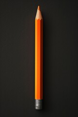 A pencil with a pencil tip sticking out of it. Can be used for educational or creative concepts