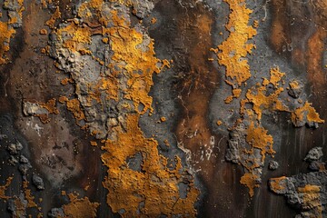 Detailed view of rusted metal surface. Ideal for industrial backgrounds