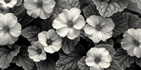 Black and white photo of flowers, perfect for minimalist designs