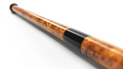 A detailed view of a baseball bat on a white background. Suitable for sports and equipment concepts