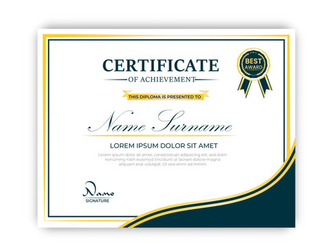 certificate templates free download