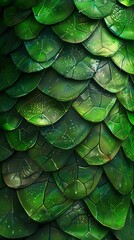 Obraz premium green dragon scales.