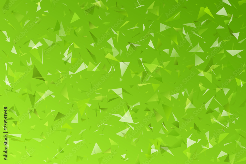 Aufkleber Gradient geometrical random triangle particle landing page background - geometric abstract vector graphic design from triangles