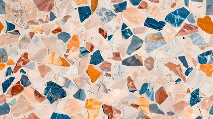 Seamless Splendor: Luxurious Terrazzo Marble Flooring Texture