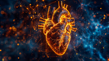 Artificial intelligence algorithms predicting cardiac emergencies before they happen, coordinated by a global health network