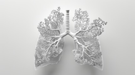 lungs human organ.