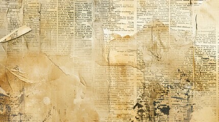 a newspaper with a lot of pages cut out of it - obrazy, fototapety, plakaty