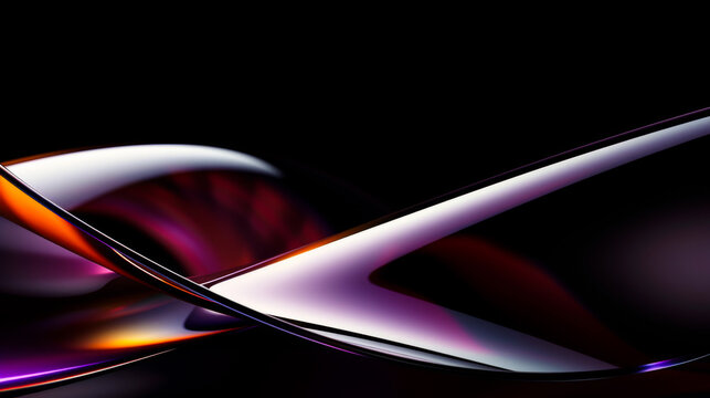 A black and purple image of a wave with a red line. The image has a mood of mystery and intrigue