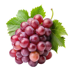 Fototapeta premium Grape fruits isolated on transparent background